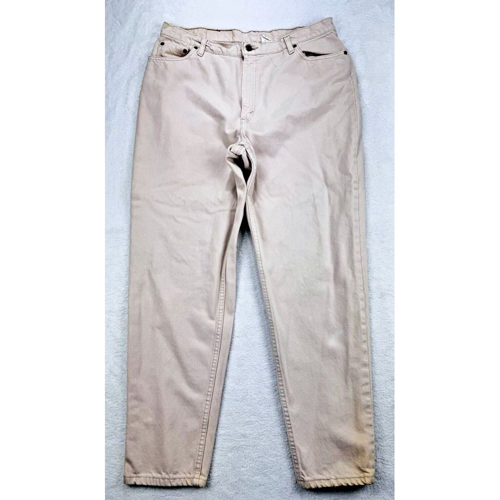 Levis 550 VTG Jeans Women 18 Tan Relaxed Tapered Leg 97' USA